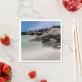 Serviette en papier Shell Island Rocks And Waves (En situation)