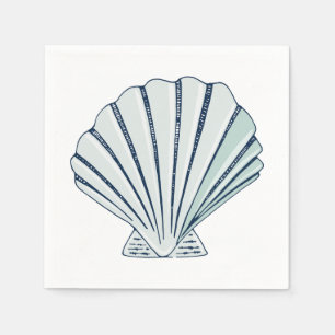 Serviette En Papier Shell maritime
