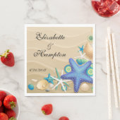 Serviette En Papier Shell Napkin (En situation)