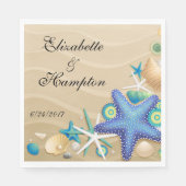 Serviette En Papier Shell Napkin (Devant)