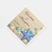 Serviette En Papier Shell Napkin (Coin)