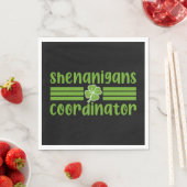 Serviette En Papier Shenanigans Coordonnateur Saint Patrick's Day (En situation)
