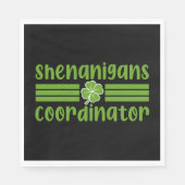 Serviette En Papier Shenanigans Coordonnateur Saint Patrick's Day (Devant)