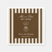 Serviette En Papier She's A Tini Bit Older Coffee Martini Birthday (Devant)
