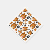 Serviette En Papier Shetland Sheepdog Scotland Shelland Chien Chien Ch (Coin)