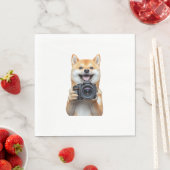 Serviette En Papier Shiba Inu (En situation)