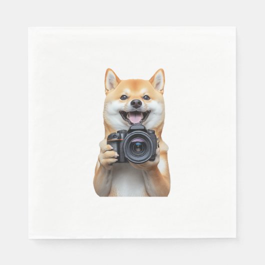 Serviette En Papier Shiba Inu (Devant)