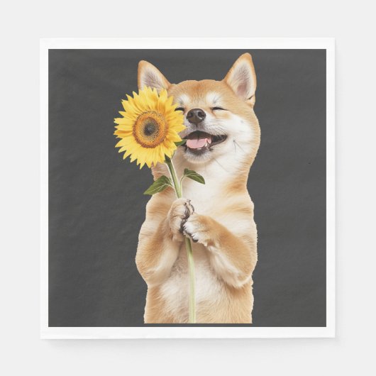 Serviette En Papier Shiba Inu (Devant)