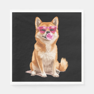 Serviette En Papier Shiba Inu