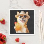 Serviette En Papier Shiba Inu (En situation)
