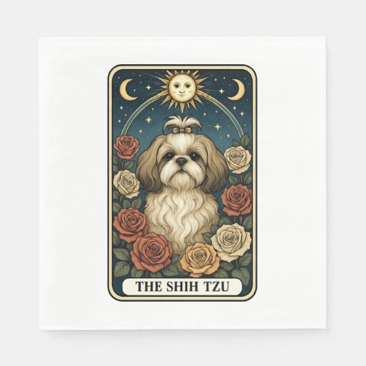 Serviette En Papier Shih Tzu (Devant)