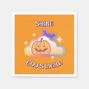 Serviette En Papier Shine God's Light Christian Halloween Party Napkin