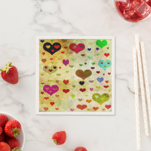 Serviette En Papier Shirley Taylor, qui a le coeur enraciné