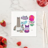 Serviette En Papier Shnitzel, Mung, Chowder et Truffes (En situation)
