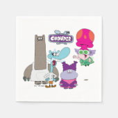 Serviette En Papier Shnitzel, Mung, Chowder et Truffes (Devant)