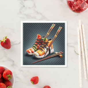 Serviette En Papier Shoeshi ME - Unique Basket Sushi