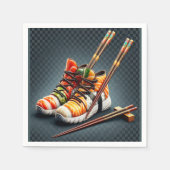 Serviette En Papier Shoeshi ME - Unique Basket Sushi (Devant)