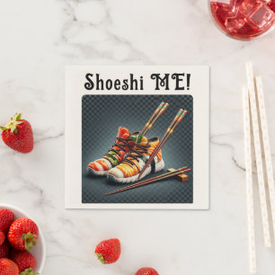 Serviette En Papier Shoeshi ME - Unique Basket Sushi