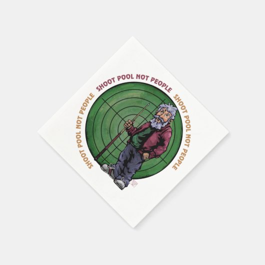 Serviette En Papier Shoot pool Not People (Coin)