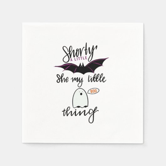 Serviette En Papier Shorty Batty Funny Retro (Devant)