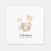 Serviette En Papier Shower Baby Clothes (Devant)