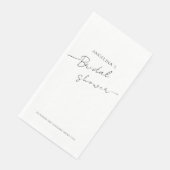 Serviette en papier Shower Mariage Tournesol (Coin)