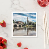 Serviette En Papier Shrewsbury, Angleterre (En situation)