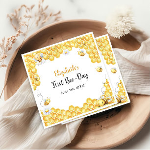 Serviette En Papier Si doux pour l'anniversaire d'abeille