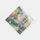 Serviette En Papier Si L'Art Refuse La Forme, Alors Grace La Fournira (Coin)