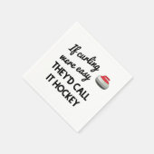 Serviette En Papier Si Le Curling Était Facile Papier Napkin (Coin)