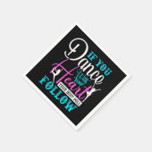 Serviette En Papier Si Vous Dansez Avec Votre Coeur (Coin)