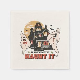 Serviette En Papier Si vous l'avez, Haunt It -Ghouls and Scary House