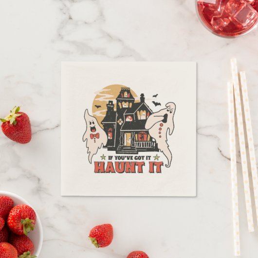 Serviette En Papier Si vous l'avez, Haunt It -Ghouls and Scary House (En situation)
