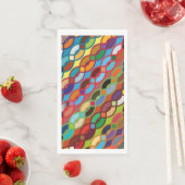 Serviette En Papier Siamless Geometric (En situation)