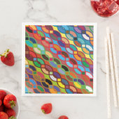 Serviette En Papier Siamless Geometric (En situation)