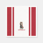 Serviette En Papier Sibérie Husky Holiday (Devant)