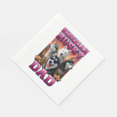 Serviette En Papier Sibérien Husky (Coin)