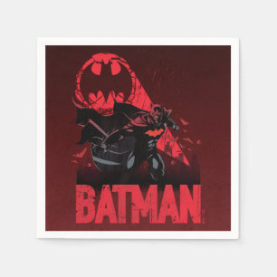 Serviette En Papier Signal Batman Crimson Bat