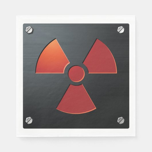 Serviette En Papier Signal d'activité radio (Devant)