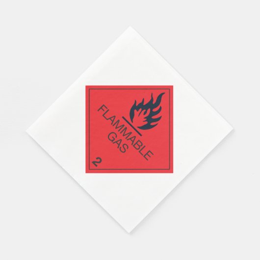 Serviette En Papier Signal d'avertissement de danger Étiquette de la s (Coin)