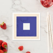 Serviette En Papier Signal lettre nautique "P" (En situation)