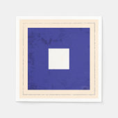 Serviette En Papier Signal lettre nautique "P" (Devant)