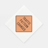 Serviette En Papier Signal modifié du Motif de trafic (Coin)