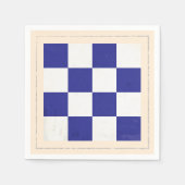 Serviette En Papier Signal Nautique "N" (Devant)