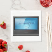 Serviette En Papier Signal VU Meter (En situation)