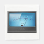 Serviette En Papier Signal VU Meter (Devant)