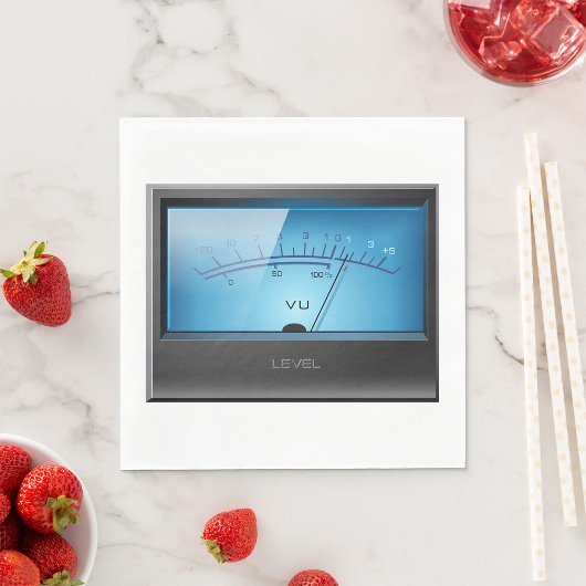 Serviette En Papier Signal VU Meter