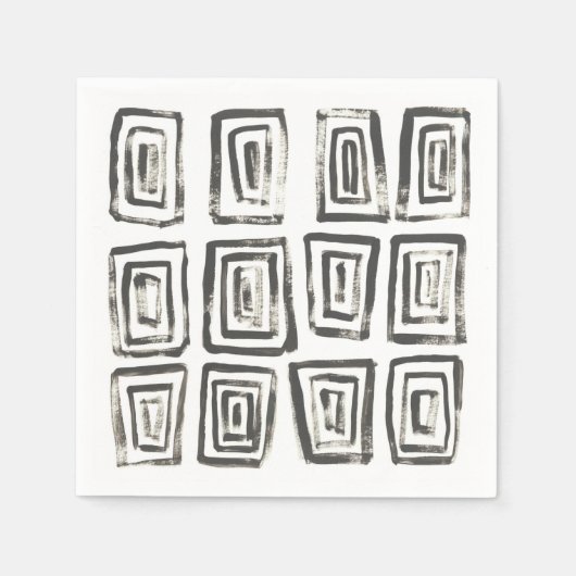 Serviette En Papier Signaux mixtes IV (Devant)