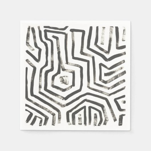 Serviette En Papier Signaux mixtes V (Devant)