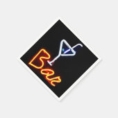 Serviette En Papier SIGNE BAR NON Cocktail Napkin (Coin)